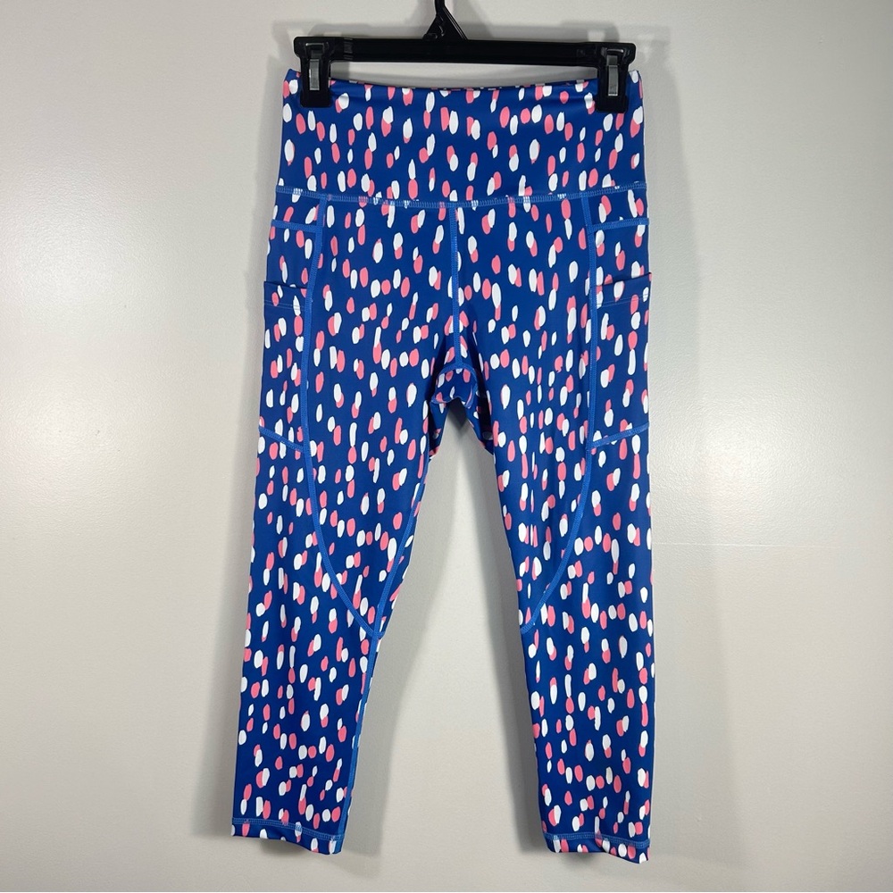 ZYIA Active High Rise Capris Leggings Side Pockets 20” Inseam; Women’s Size 4